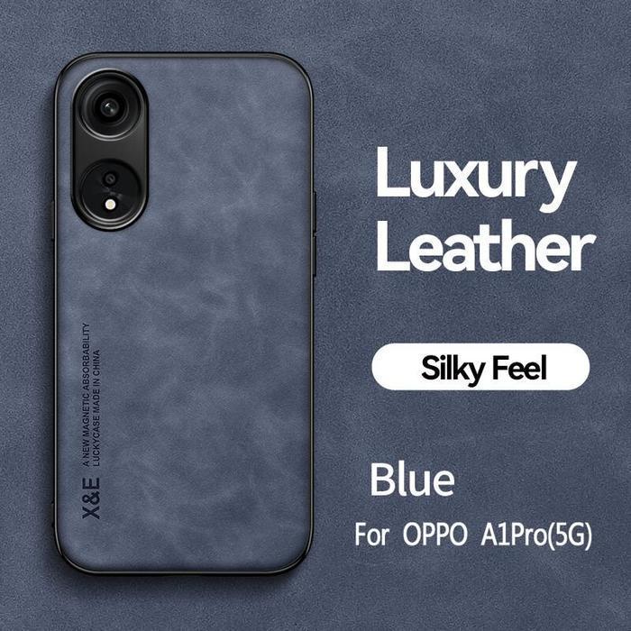 Thebest- [LEATHER CASE] Case Oppo Reno 8T 5G Casing Tekstur Kulit Domba Casing Oppo Reno 8T 5G