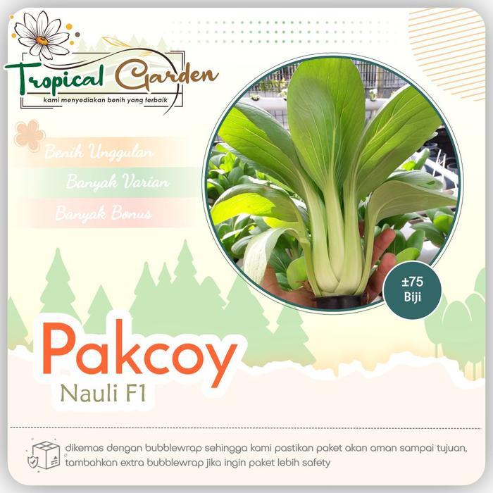 Tropical Garden Benih Sawi Pakcoy Nauli F1 Bibit Sayuran Hidroponik COD