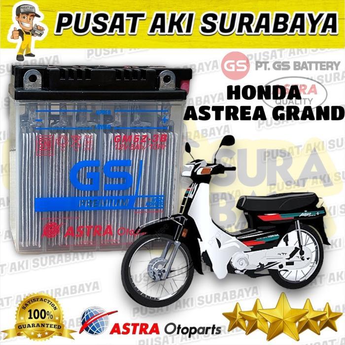 Gs Astra Gm5Z Accu Basah Motor Megapro Jupiter Vega Aki Refill Mio Hiu