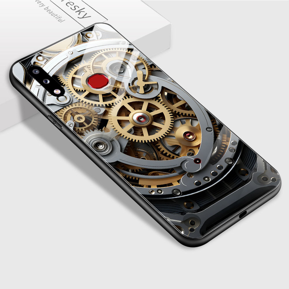 HardCase Kaca Casing For Compitable With Samsung Galaxy A10S Case Kesing Hp Phone DLJ A1-2790 BL