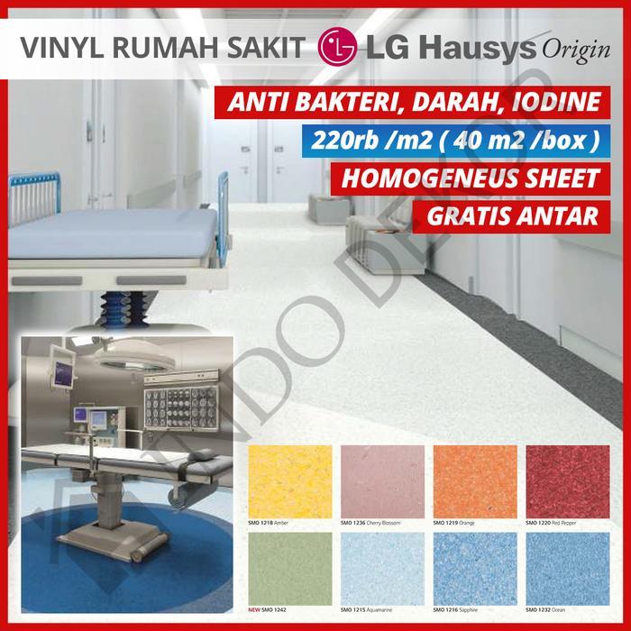 Vinyl Rumah Sakit Vinyl Roll LG Hausys Medistep Origin