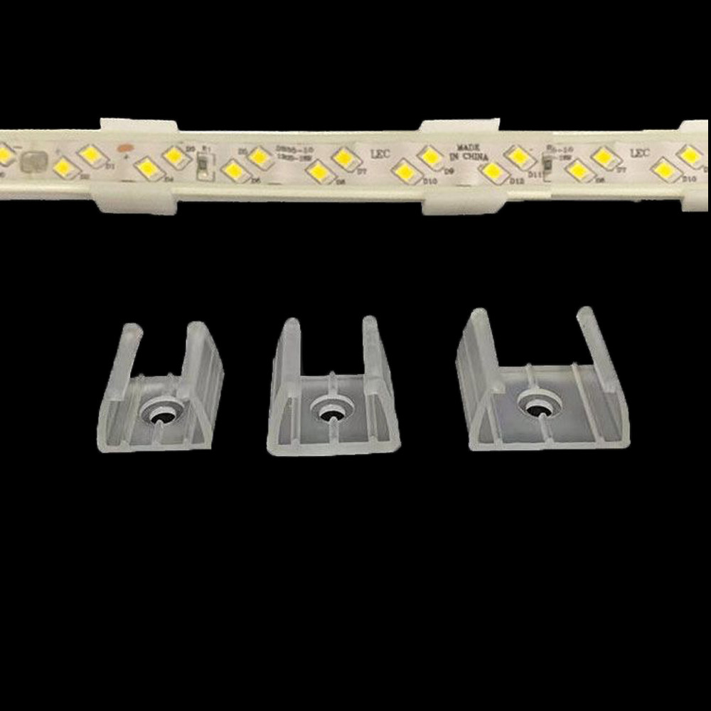 6mm 8mm 10mm 12mm LED Connector LED Strip Fix Clips Holder RGB Neon Strip Mounting Buckle LED Tape