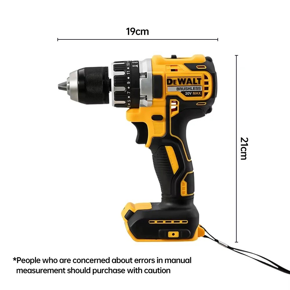 Dewalt DCD796 Cordless Brushless Impact Drill Brushless Drill Multifunctional Rechargeable Portable