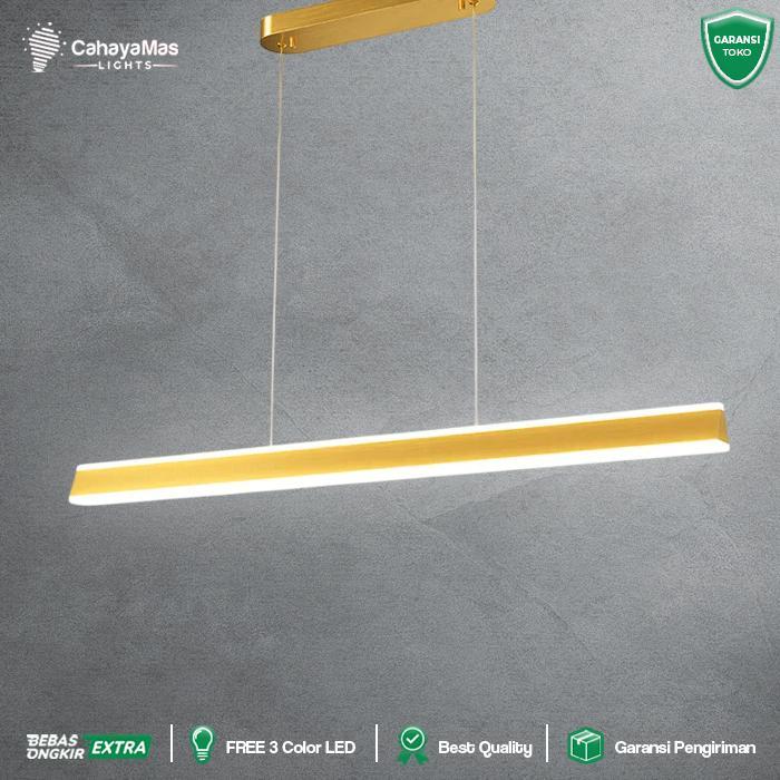 Lampu Hias Gantung Indoor Meja Makan/Island/Dapur/Bar/Dll Minimalist Modern Aesthetic Gold Black