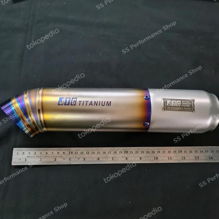 JTC MUFFLER TITANIUM TIP MODEL JS RACING