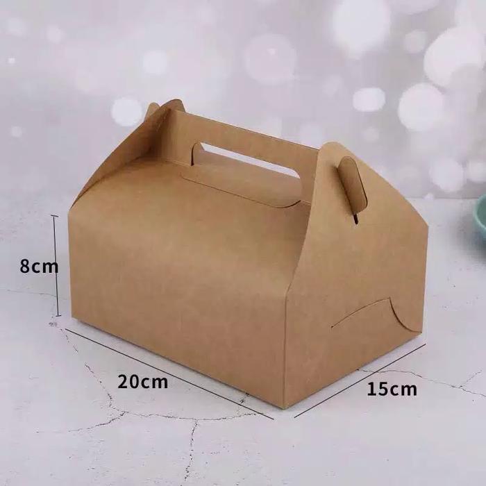 KOTAK GABLE BOX UKURAN BESAR / GABLE BOX HANTARAN KUE CAKE HADIAH