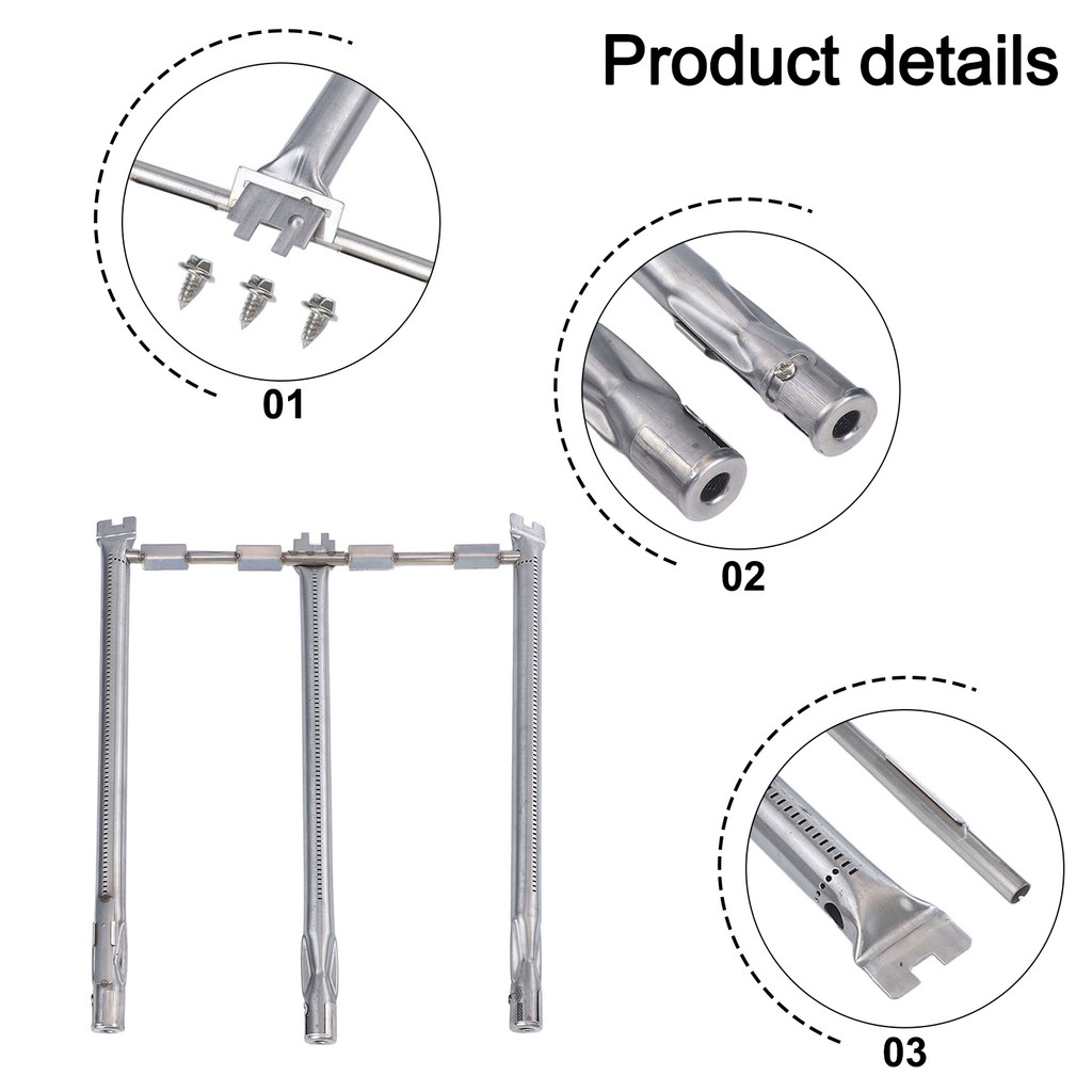 1PC Grill Burner For Weber For Spirit E-310 For Weber GS4 For Spirit II E310 69787 Grill Stainless