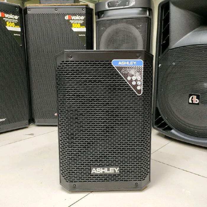 Speaker Portable Ashley St 810 8 Inch 450 Watt Aktif Multifungsi Speaker Usb Bluetooth Garansi
