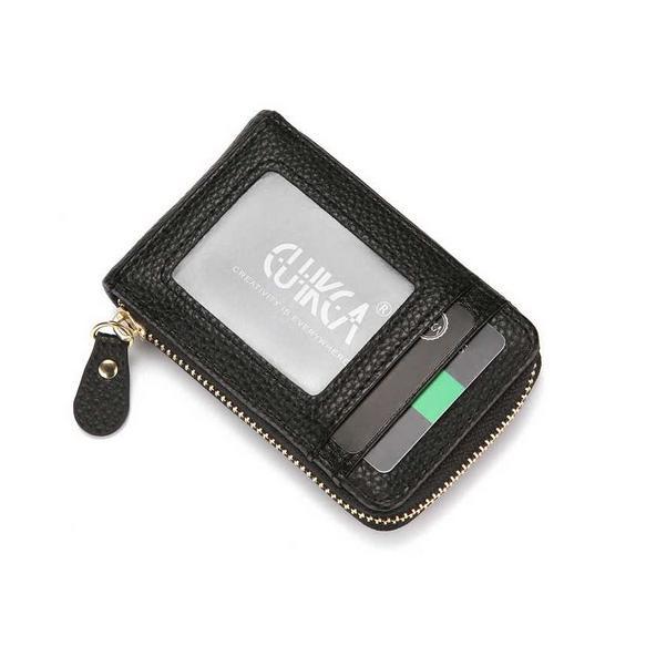 Dompet Minimalis Dompet Kulit Wallet Wanita Pria Tas Kecil Tempat Slot Kartu Kredit Atm