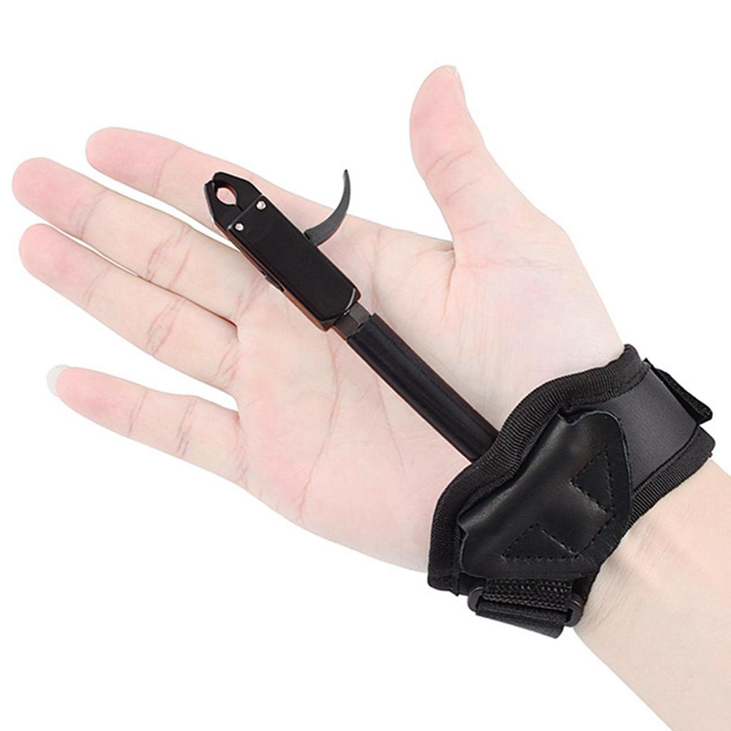Archery Caliper Release Aid Buckle Adjustable Strap Right Left Hand Compound Bow
