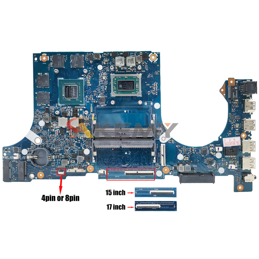 For ASUS FX505DT FX95DT FX705DD FX705DT TUF Gaming FX95D FX505DV FX505DY FX505GE FX505GM FX505GD