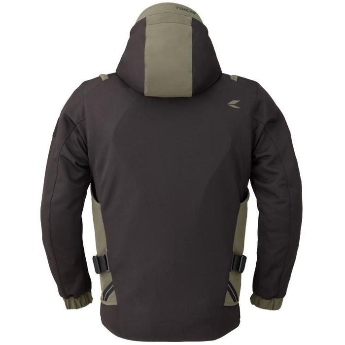 ASLI RS TAICHI RSJ347 OVERLAP MESH PARKA BLACK/KHAKI READY STOCK