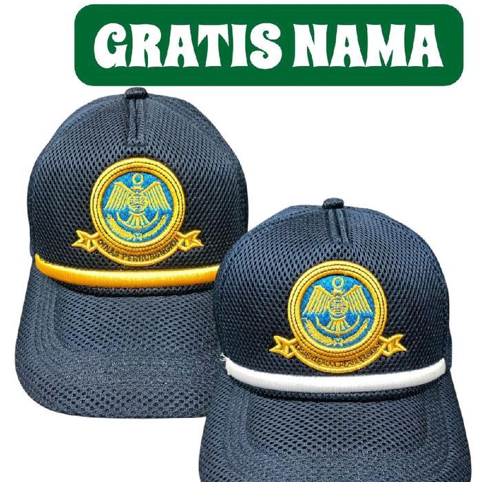 TERMURAH TOPI KEMENTRIAN PERHUBUNGAN HONORER DAN PNS/TOPI KEMENHUB/ TOPI PERHUBUNGAN READY STOCK
