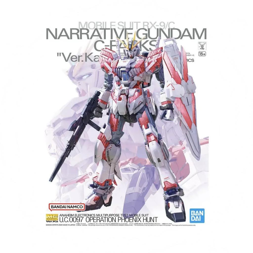 MG Narrative Gundam C-Packs Ver Ka