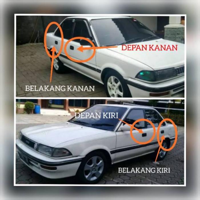 Handle pintu luar corolla twincam 1988-1991