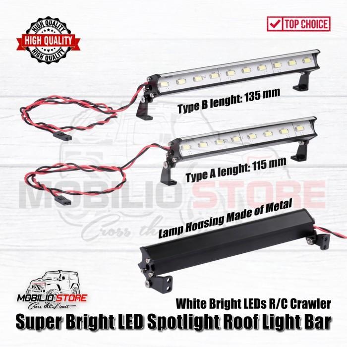 LED Roof Light Bar Spotlight Super Bright Lampu Sorot Atap RC Crawler