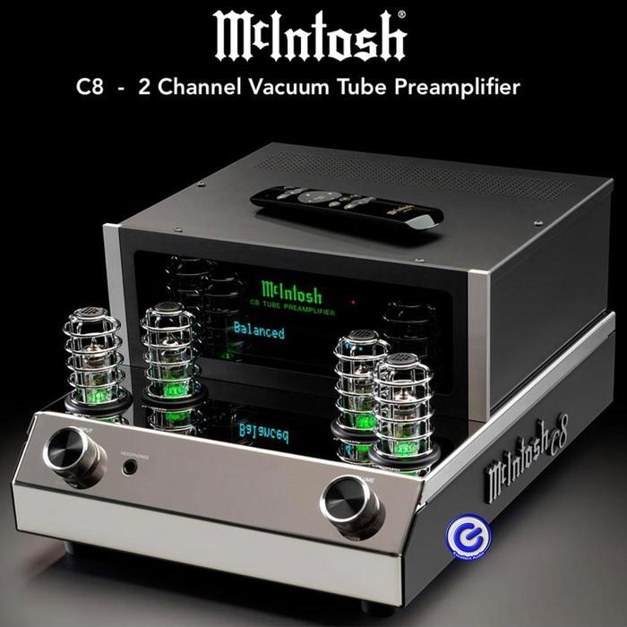 McIntosh C8 vacuum tube stereo pre amplifier