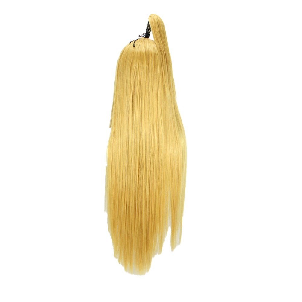 ANIME COSPLAY WIG 75CM GOLDEN YELLOW STRAIGHT HAIR FOR DEIDARA OR MATAKO GINTAMA