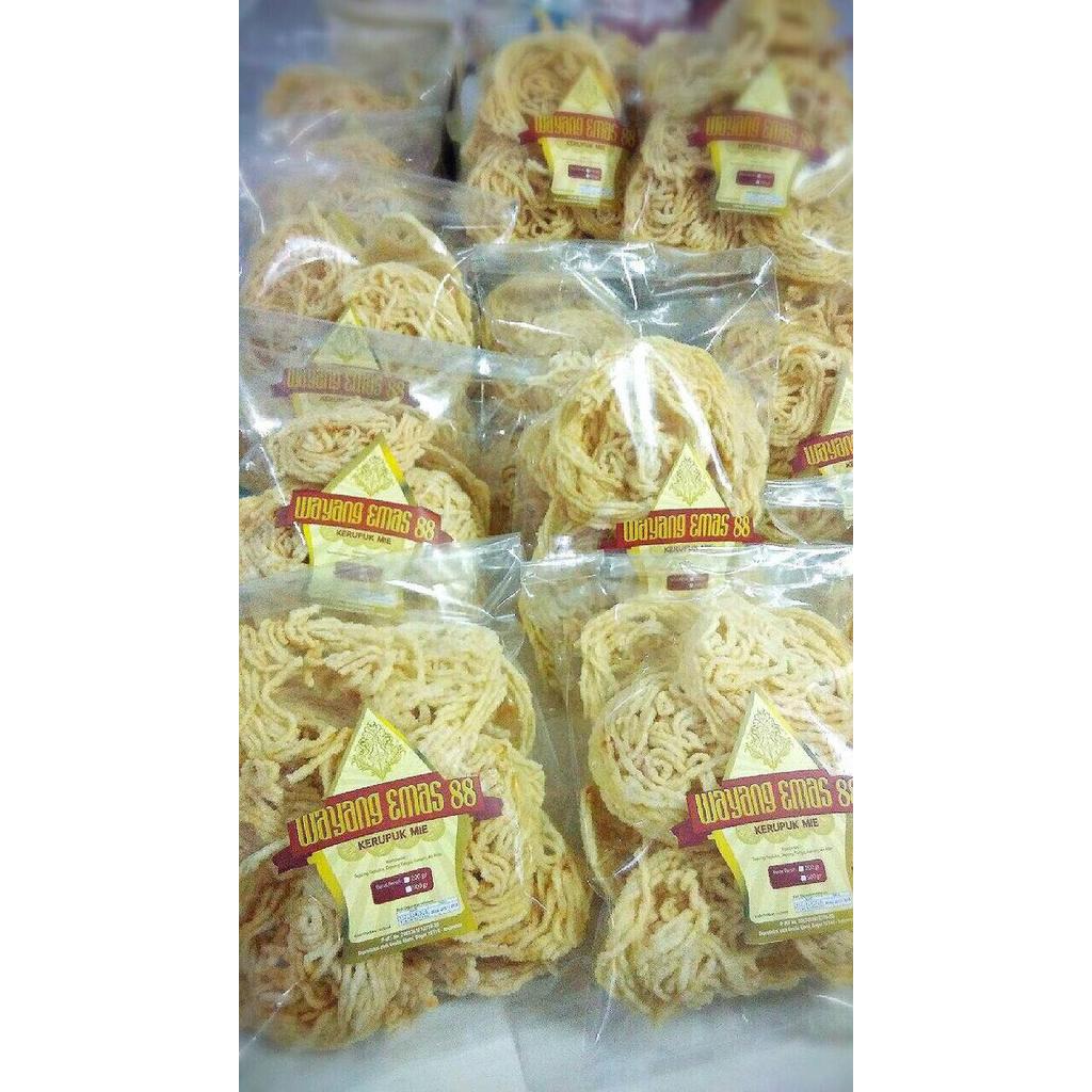 "New" Kerupuk Mie Bogor Wayang Emas 88 (matang)