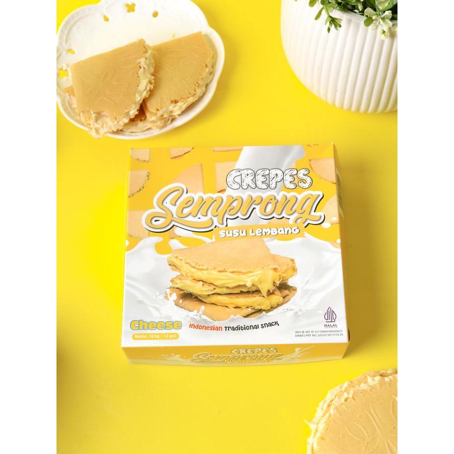 "New" Semprong Susu Lembang - Keju Susu Kue Semprong Cemilan Oleh-Oleh Bandung