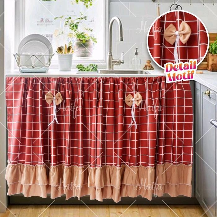 "New" GORDEN KOLONG DAPUR / TIRAI DAPUR Jendela KATUN AESTHETIC