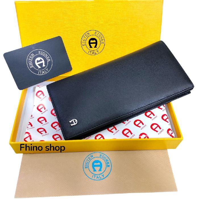 EIGTEN AIGNER Terbaru Dompet panjang pria dan wanita kulit asli original import / Dompet panjang