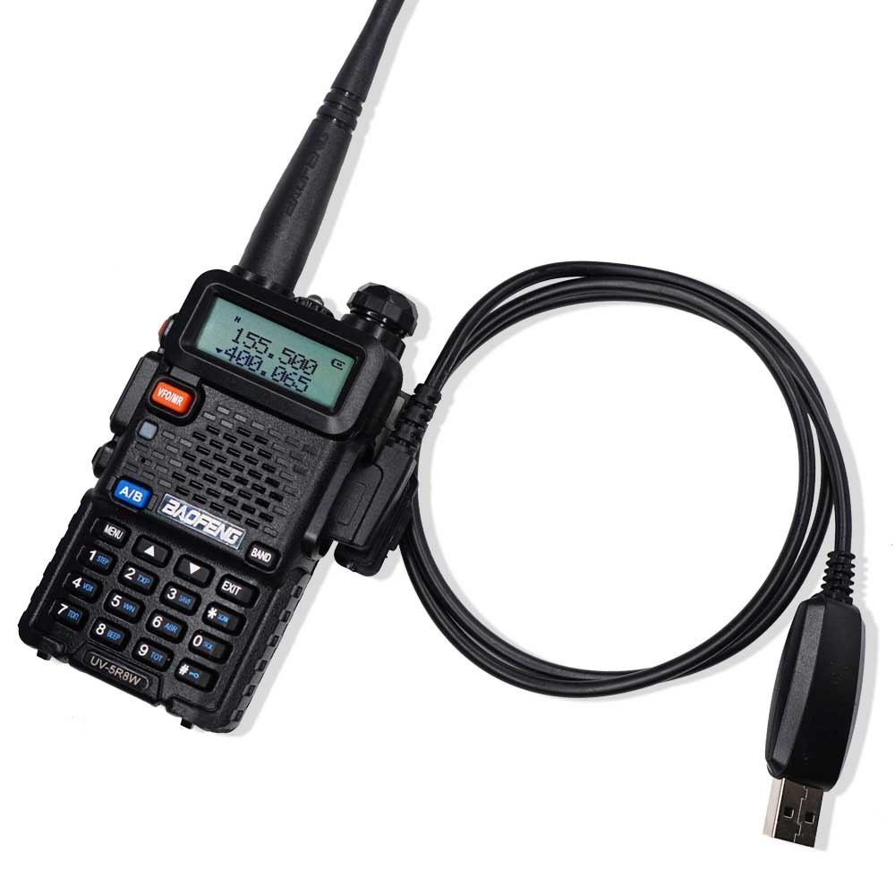 Original Baofeng USB Programming Cable With Drive Software CD For Walkie Talkie UV-5R bf-888S UV-82 