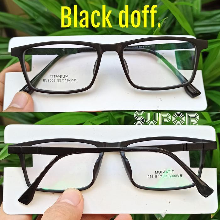 Kacamata Korea FF27 ORIGINAL Black Full Frame Kaca mata Minus Pria