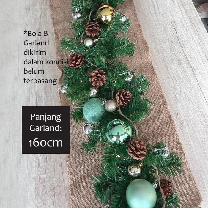 Christmas Garland / Garland Daun Natal / Aksesoris Natal