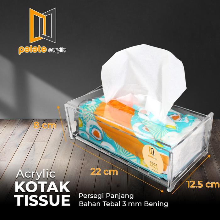 AKRILIK TISSUE BOX / ACRYLIC TEMPAT TISSUE / TISSUE BOX 3MM