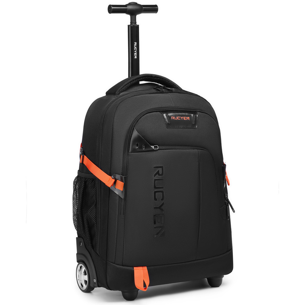 Trolley Luggage Backpack with Wheels Backpack Business Travel Laptop Bag College Travel Backpack