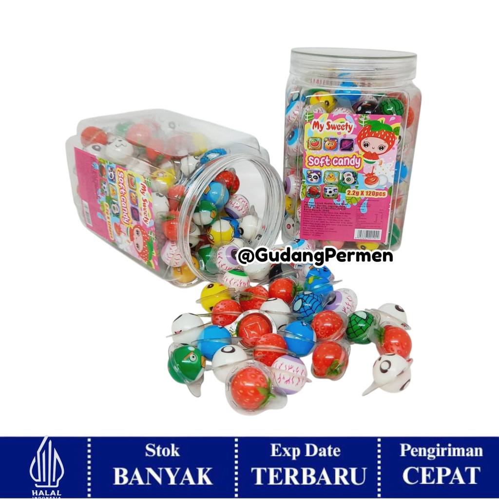 Permen Lunak Mini isi 120 / Permen Gummy Viral Mini