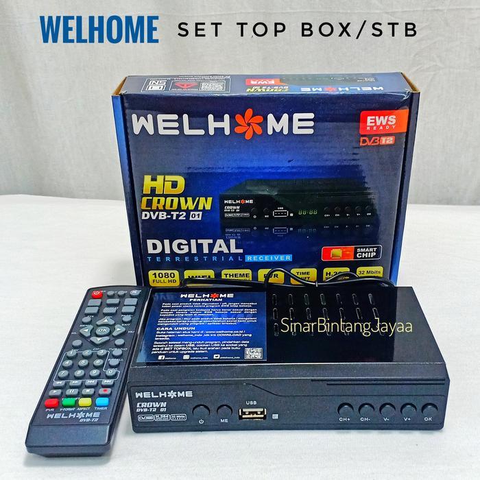 Welhome Set Top Box Tv Digital Dvb T2 Stb Digital Tv Set Box Receiver