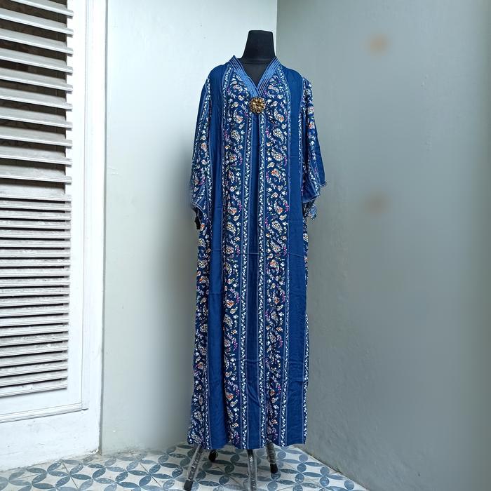 dress batik kimono satin jumbo manohara