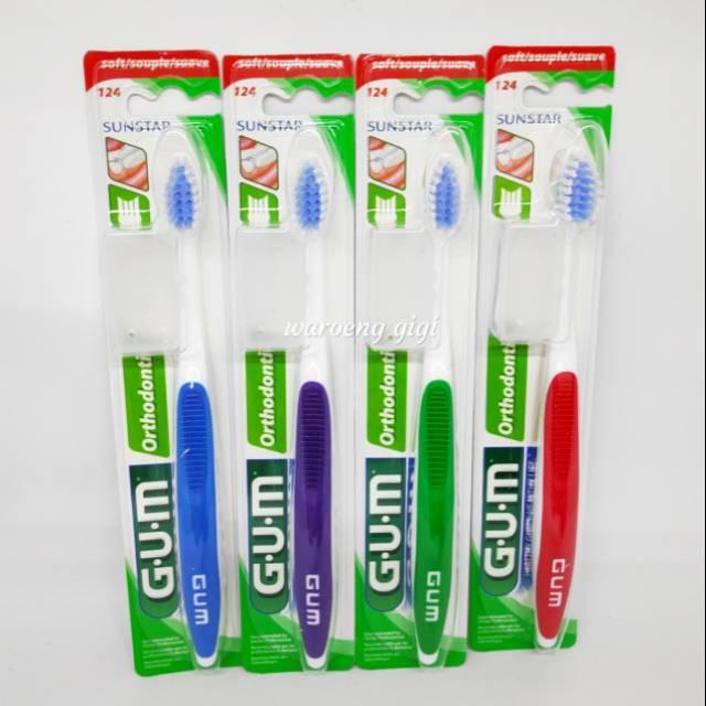 SGS Sikat Gigi GUM ORTHO / sikat Behel Merk GUM 2 pcs