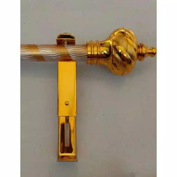 Bracket pipa gorden dudukan pipa gorden penyangga pipa gorden 2pcs