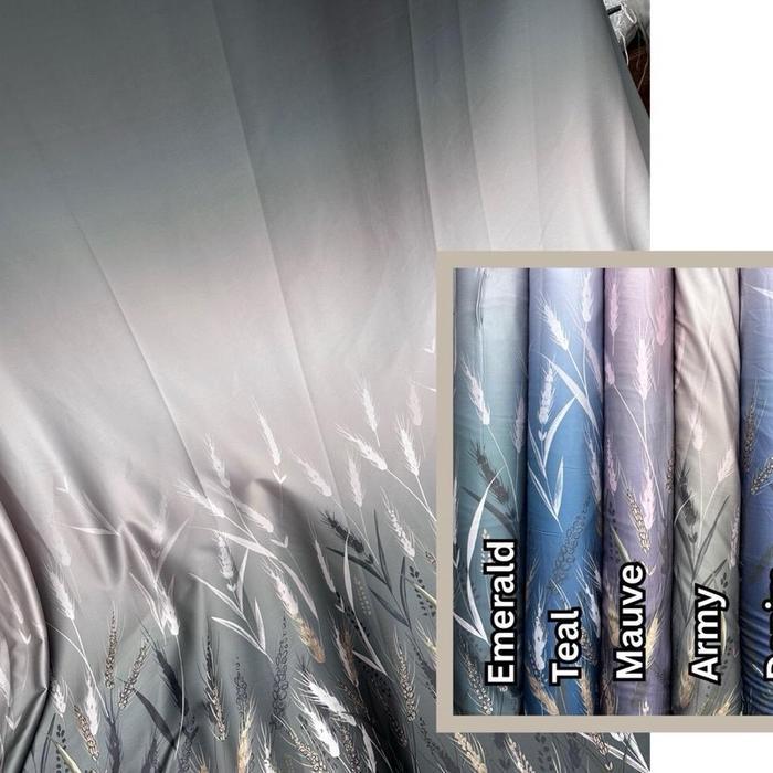 KAIN SATIN ARMANyie PRINT 2130 LEBAR KAIN 1.50m