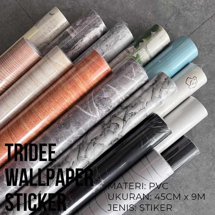 WALLPAPER STIKER TRIDEE WALLPAPER STICKER