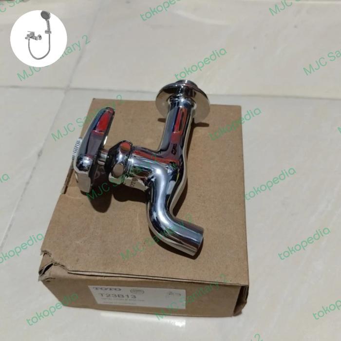 TOTO T23B13 Kran Tembok TOTO Kran Dinding TOTO Baru