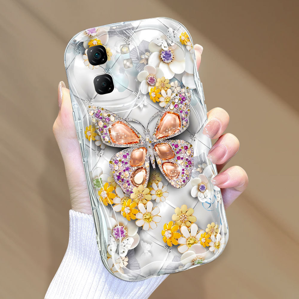 Casing Hp Untuk Infinix Smart 9 Hot 50i Mode Krim Phone Case Lembut Handphone Softcase Kartun Soft P