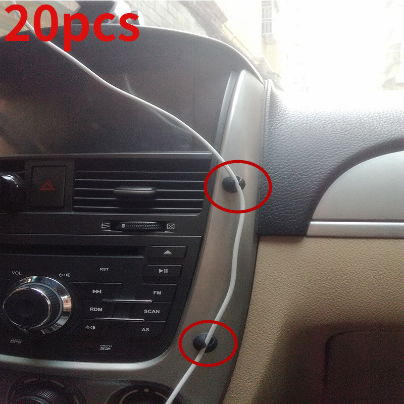 High Quality Car Wire Tie Clip Fixer Organizer Clamp Cord Cable Forinterior Mouldings Gv80 Mini Gt