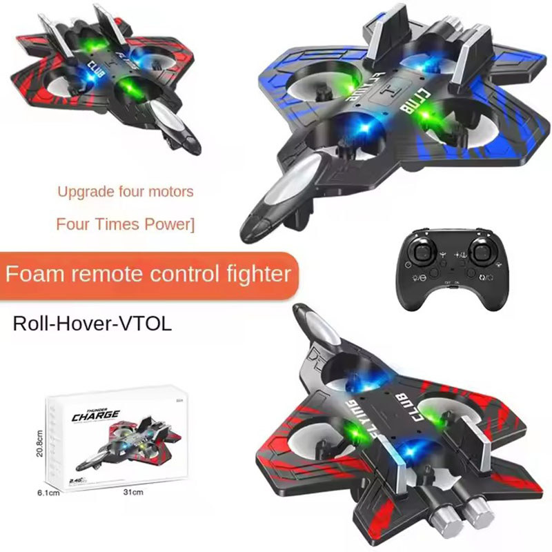 2.4G Remote Control Jet Fighter Stunt RC Airplane Drone Hobby Plane Glider Airplane Toys RC