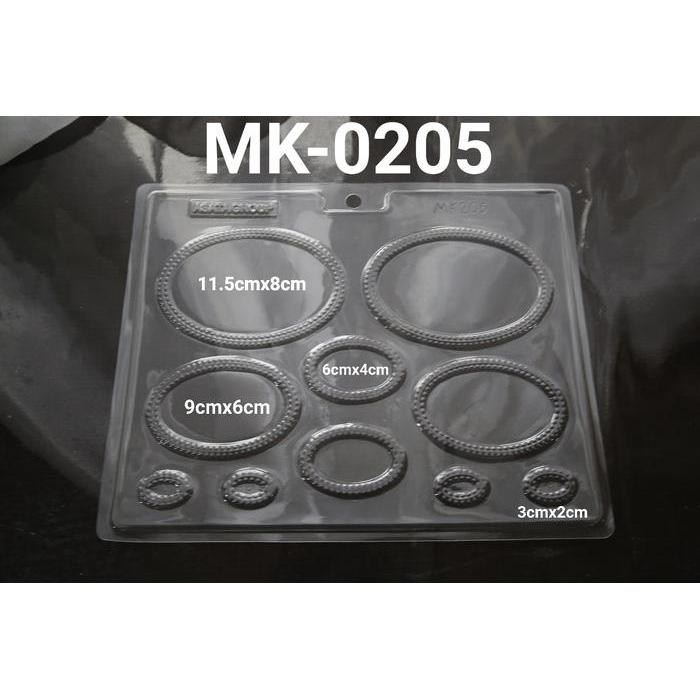 MK-0205 Cetakan mika pigura frame plat oval