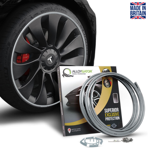 Alloygator Silver Pelindung Velg Mobil RIM Protection Made In UK Original Exclusive