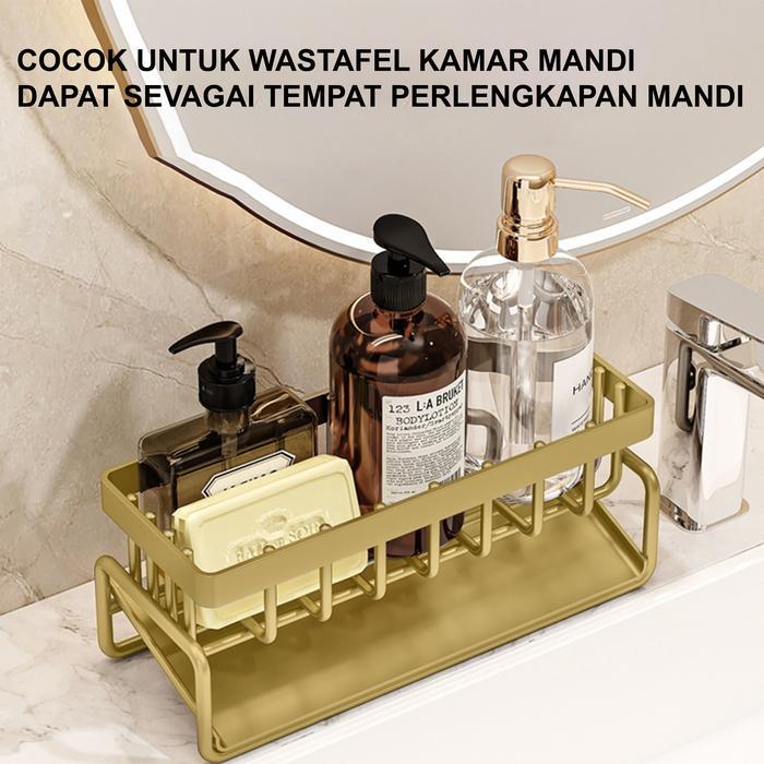 Rak Gantung Organizer Wastafel Cuci Piring / Rak Pengering Spon Cuci Piring Model Gantung Untuk