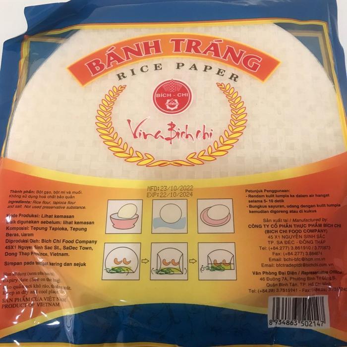 Banh Trang Rice Paper 22 Cm / Vietnam Rice Paper / Kulit Lumpia