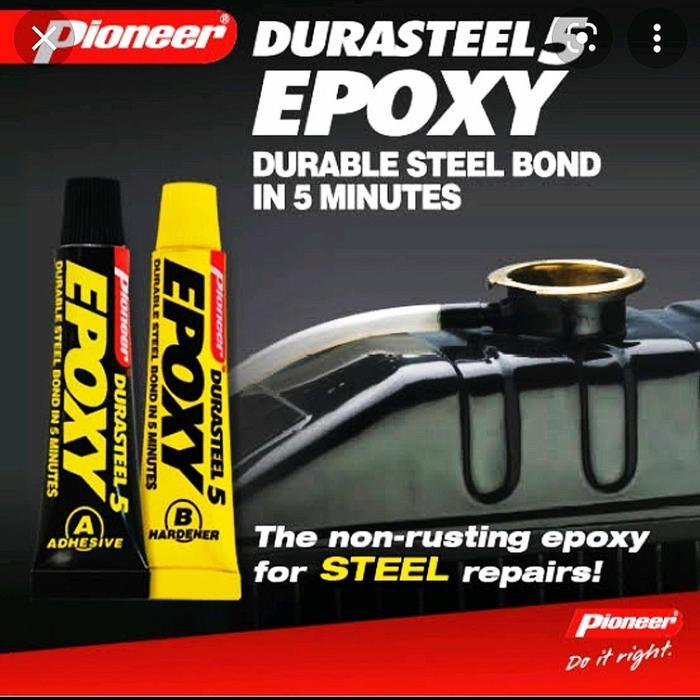 lem durasteel pioneer epoxy 35gr lem knalpot lem radiator lem porting