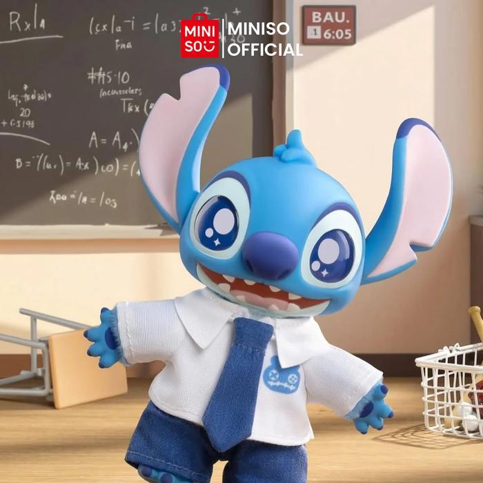 MINISO Disney Stitch Dress-Up Show Series Vinyl Plush Blind Box blind box figure kotak buta random