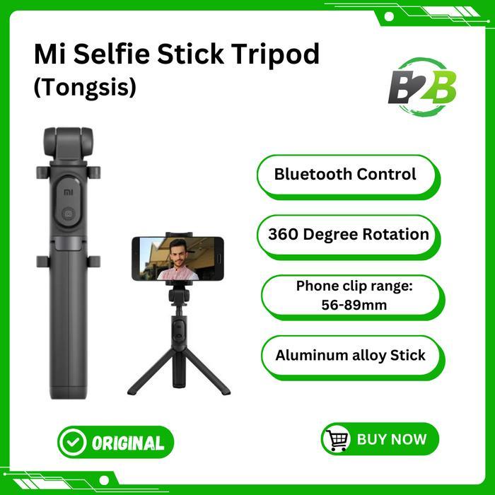 Xiaomi Tongsis Wireless Selfie Stick Tripod Tongsis Bluetooth Remote Control