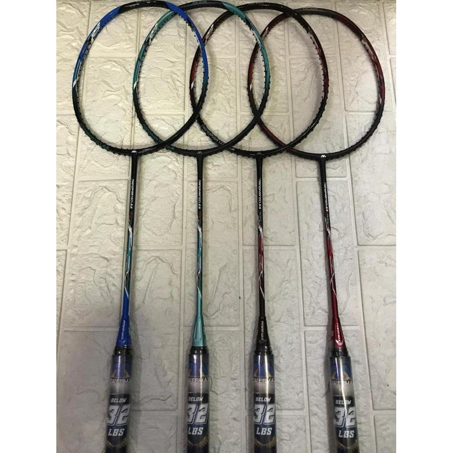 Raket badminton NEW POWER MAX NANOPARTICLES 700 KUAT TARIKAN 32 LBS ORIGINAL